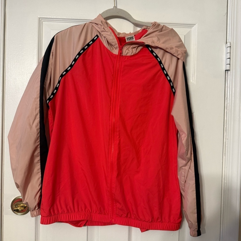 PINK Victoria's Secret Vibrant Light Pink Raincoat